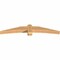 Ekena Millwork Bellingham Timber Gable Bracket, Western Red Cedar, 72"W x 12"H x 5 1/2"D x 5 1/2"F, 4/12 Pitch GBW072X12X0606BEL00SWR - alternate 4